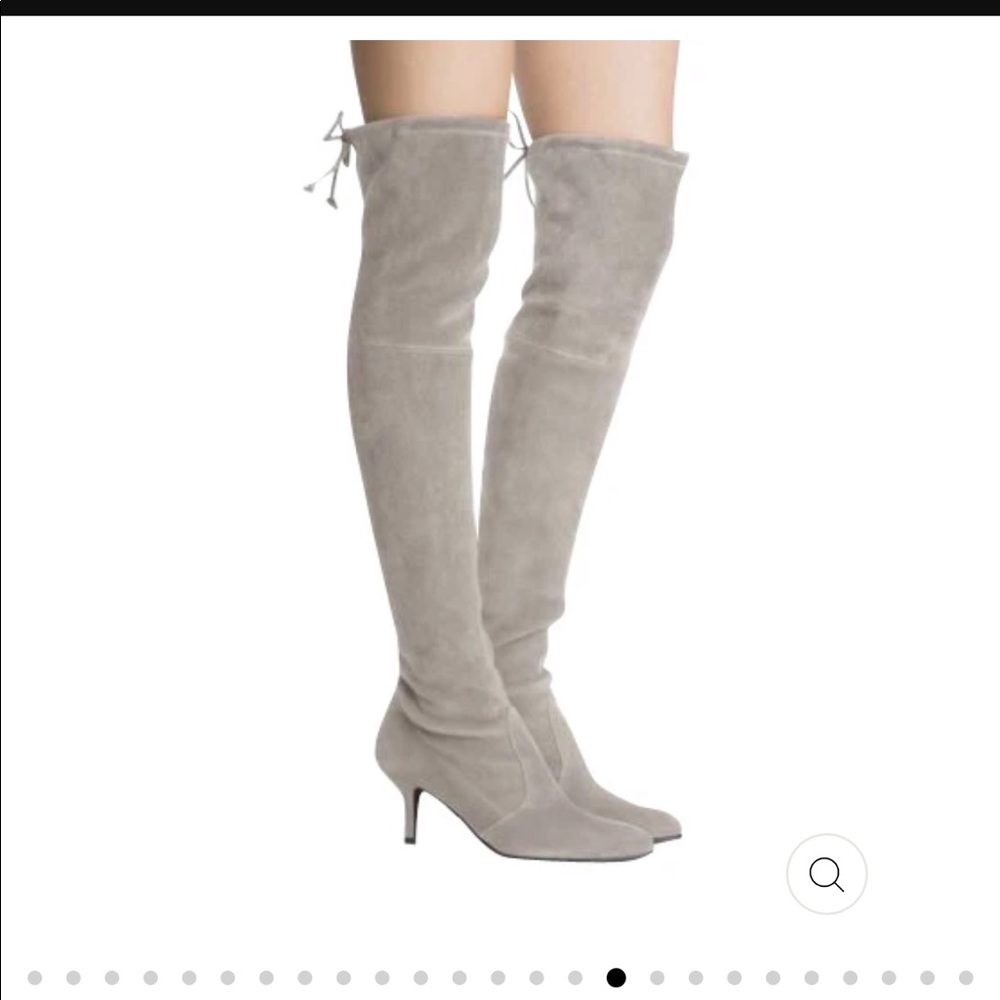Stuart Weitzman Grey Suade Boots